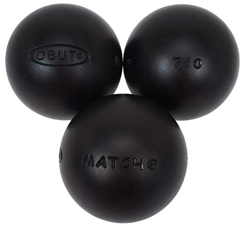 Obut - Match Plus 74 mm – Boccia-Kugeln – Schwarz