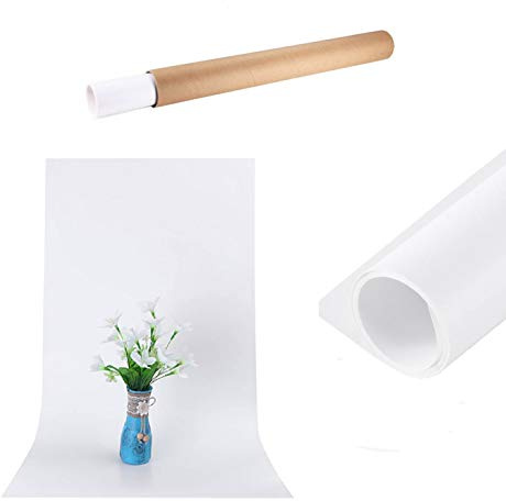 Photography Studio PVC Backdrop | 100 x 200cm | White | No Crease Background for Product Photo