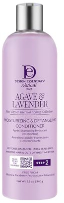 Design Essentials Agave & Lavender Moisturising/Detangling Conditioner, 350ml