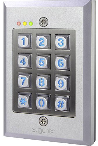 Sygonix Serratura con codice Da parete IP65 con tastiera illuminata