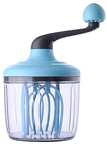 Classicoco Batteur à œufs Manuel, Œufs en Plastique Multifonctions manuels, Gadgets de Cuisine, Cuisson au Four, Mélangeur de Batteur à Oeufs Manuel Fouet à la manivelle de Fouet