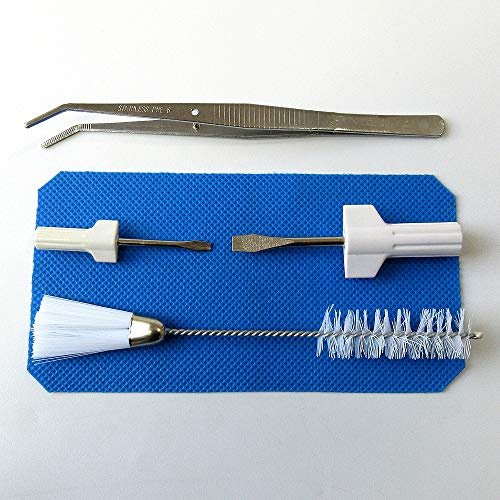 Sewing Machine Overlock & Serger Service Kit. Lint brush, tweezer, screwdrivers