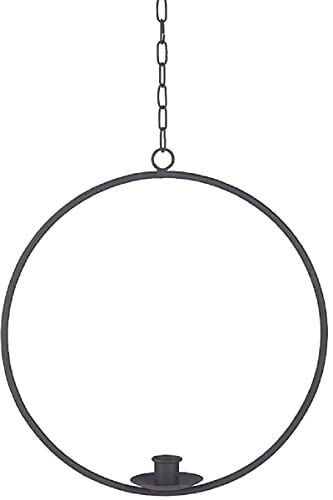 Gift Company Kerzenhalter Ring Eisen Ø 45 cm schwarz
