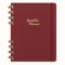 Moleskine Agenda Non Datata, Agenda a Spirale di 12 Mesi con Copertina Rigida, Formato XL 20 x 25 cm, Crush Cherry