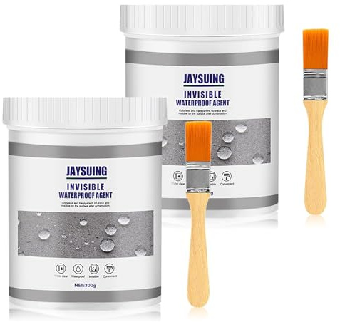 Sigillante Isolante Impermeabile 600g Agente Impermeabile Invisibile Waterproof Agent Rivestimento Impermeabile Trasparente Sigillante Perdite Acqua per Bagno, Toilette, Piastrelle, Tetto