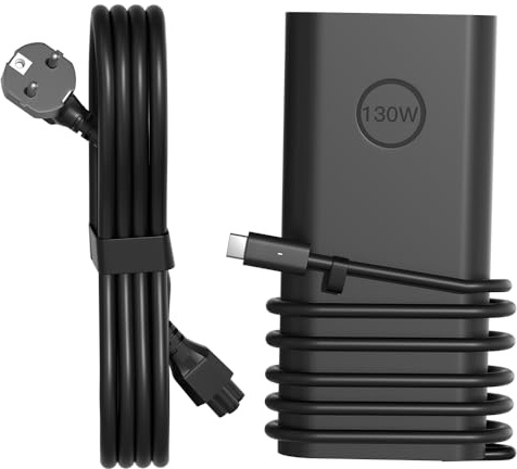 130W 100W USB C Chargeur Adaptateur pour Dell Precision Serie 3470 3480 3490 3540 3541 3550 3551 3560 3561 3570 3571 3580 3581 3590 5470 5480 5490 5550 5560 5570 5680 5750 5760 5770 5530 Ordinateur