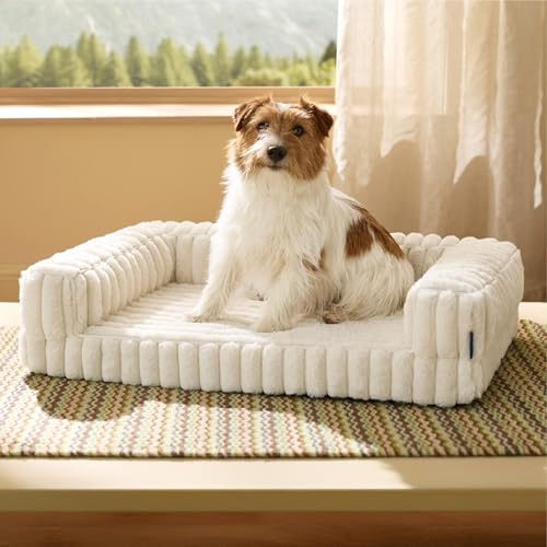 BEDSURE orthopädisches Hundebett für mittelgroße Hunde - 76x51x16.5cm