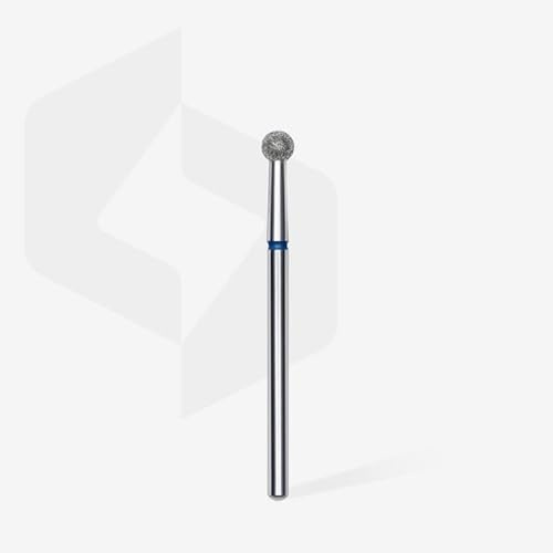 STALEKS PRO Expert fresa diamantata per unghie. Manicure medica. Rimuovere e lucidare la zona delle cuticole. Forma della sfera 3,5 mm (grana media)