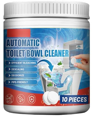KOAHDE Tablette WC Détartrant,Toilettes Propres Désodorisant Bleu,Pastilles Désodorisantes et Détartrantes,10PCS,Toilette Nettoyage des Taches Tenaces Désodorisation de la Saleté