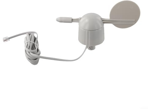 Autilyshop Accessorio a banderuola per stazione meteorologica WH SP WD Sensore di direzione del vento in plastica facile installazione per meteorologia agricoltura aviazione bianco 14 x 6 x 18 cm