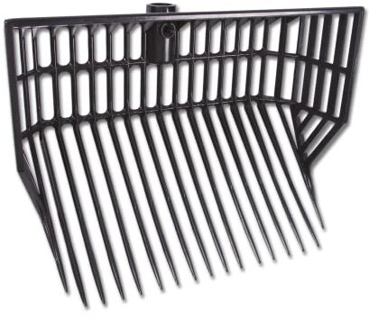 WALDHAUSEN Bollengabel mit hohen Seitenteilen, Kunststoff, schwarz