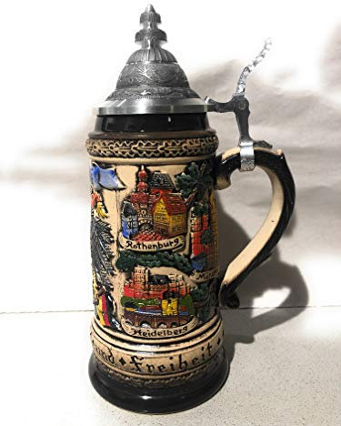Zöller & Born Bierkrug Deutschland Seidel 0,5 Liter Bierseidel