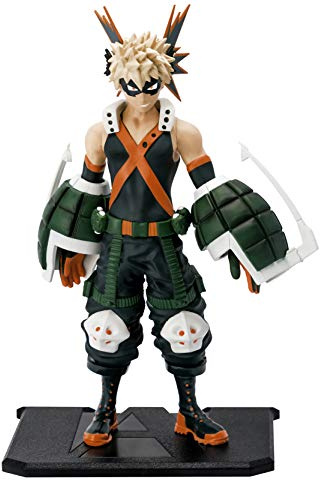 My Hero Academia Actionfigur Katsuki Bakugo Bedruckt, aus Kunststoff, in Geschenkverpackung.