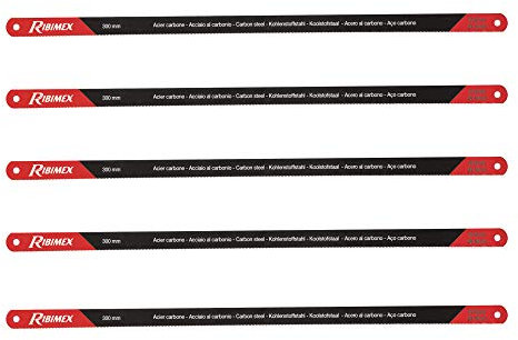 Ribitech PRSCM30LX5 - Juego de 5 hojas para sierra de metales (30 cm), diseño de Ribitech