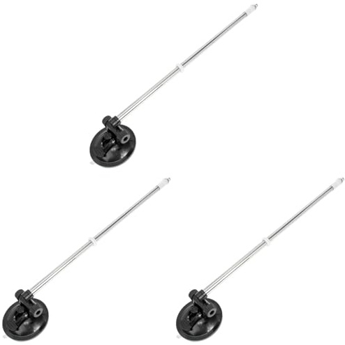 Abaodam Fahnenstangeauto 3 Stück Saugnapf-fahnenmast-Halter Auto-Front-fahnenhalter Rv-fahnenmast-Halter Fahrzeug-fahnenmast-Halterung Boot-flaggen-Halterung Fahnenmast Für Auto Universeller