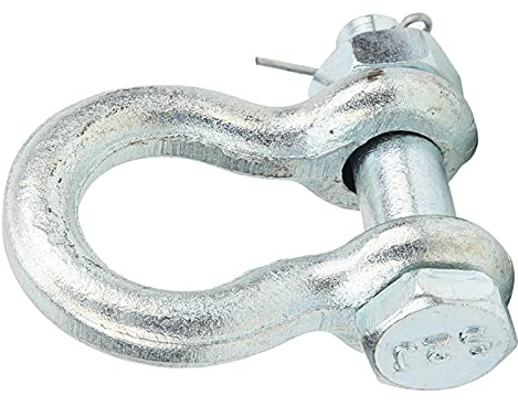 Manille D'ancrage Robuste – Type D'arc En Acier Allié à Haute Résistance Avec écrou Pour Pièces De Machine De Levage De Navire – Durable Et Fiable(6,5t)