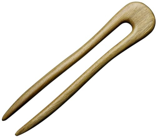 Healeved U-Förmige Grün Sandelholz Haarnadeln Für Elegante Hochsteckfrisuren Stilvoller Haarschmuck Für Hochzeiten Und Besondere Anlässe 14.5Cm