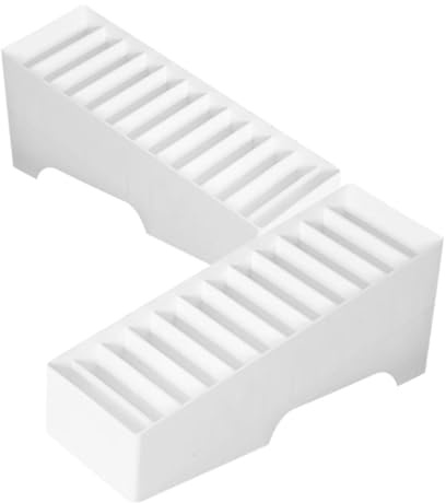 Alipis Organizzatore Pezzi Telefono da in Cellulare e Plastica per Tavolo 12 2 Bianco Scomparti Multi-griglia Stabile Ufficio e Riunioni