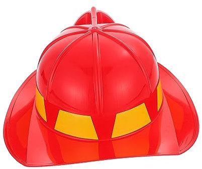 TOYANDONA Feuerwehrmann Hut Für Junge Mädchen Verstellbarer Sicherheitshelm Für Rollenspiele Karneval Und Fasching Für Kreative Verkleidungen Und Aufführungen Robustes Und Langlebiges