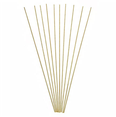 Baguettes de soudure Tiges de brasage Électrode de soudage - 10 pièces 250 mm de longueur Tiges en laiton Fils Bâtons for réparation Brasage Soudure Barres de soudage durables Tige de soudage