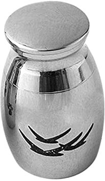 BESPORTBLE Flying Bird Urne Mit Schraubdeckel Gedenkbox Für Verstorbene Tiere Design Für Leicht Und Tragbar Silber