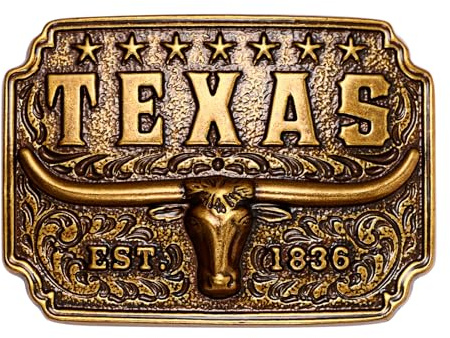 JewelryWe Western Cowboy Gürtelschnalle für Herren, Vintage Stierkopf Kuhkopf Gürtel Schnalle 90 × 65mm Große Metall Belt Buckle für Gürtel