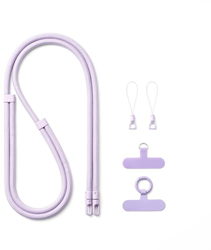 AOKSUNOVA Handykette Lila Handyband Universal zum Umhängen