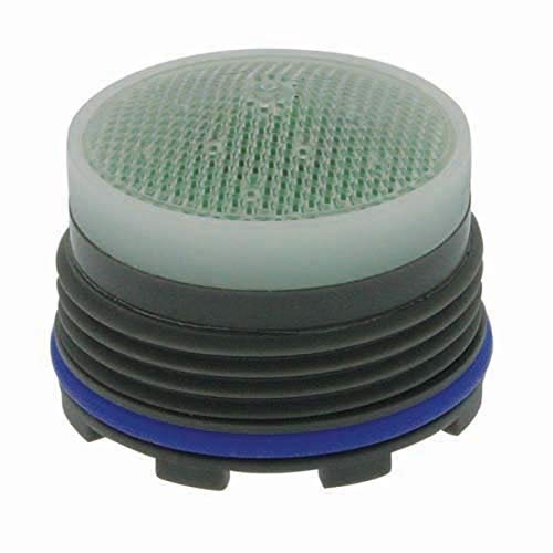 Neoperl 13 0240 5 Economy Flow PCA Cache Perlator HC Aerator, Tiny Junior Size, 1.5 GPM, Green/Clear Dome, Honeycomb Screen, Aerated Stream, M18.5 x 1 Threads, Plastic, 0.561 Height