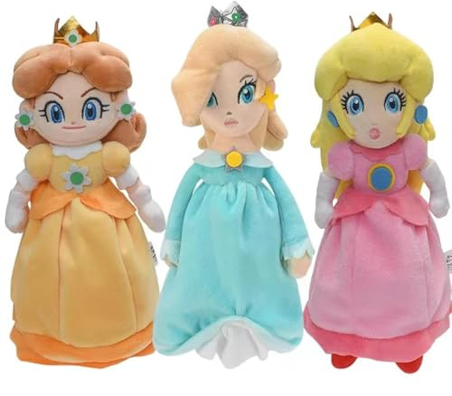 HUAWELL Sup Mari All Star Collection Princes Peach Peluche PrincessRosalina & Dasy Peluche 20,3 cm (Principi Pesca & Principesse Rosalina & Dasy)