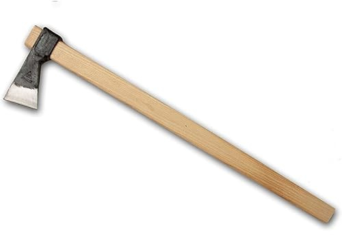 La zappa Accetta Scura da pota Spaccalegna per uso domestico e professionale con asta (400 gr, Tipo America)