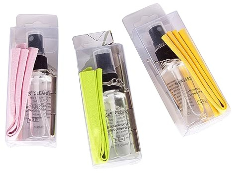Kits de nettoyage de lunettes - Nettoyeur de lentilles - Anti-rayures - Élimine la saleté - Pulvérisateur - Outils de réparation de lunettes - Outils de réparation de lunettes