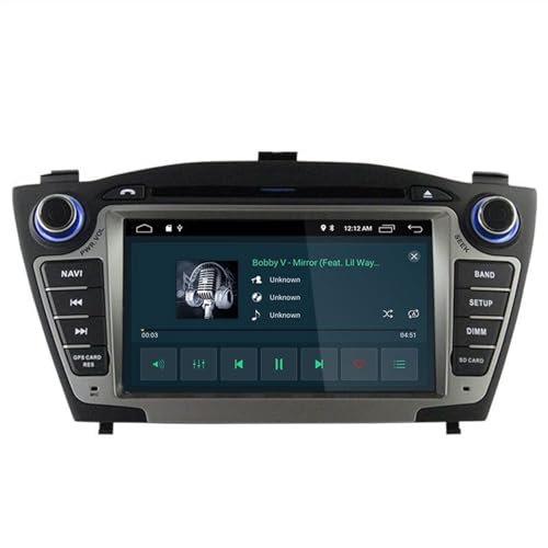 Vuzmode DSP Carplay Android 11 Reproductor de DVD for Coche, for Hyundai, Tucson IX35 2011 2012 2013 2 DIN Radio de Coche GPS Navi estéreo Multimedia WiFi Sistema Multimedia para vehículos