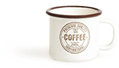 Excelsa Premium Quality Mug, Ferro Smaltato, Crema, 6 x 6 x 7 cm