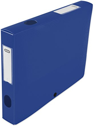 Elba 400094622 - Raccoglitore con dorso in polipropilene, 40 mm, 24 x 32 cm, colore: Blu