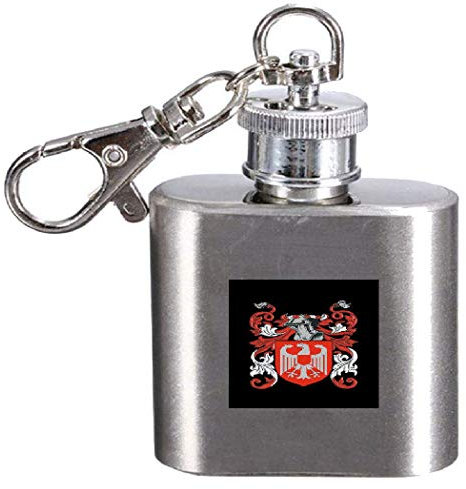 Kerying Flasque gravée avec blason de famille 28,3 g
