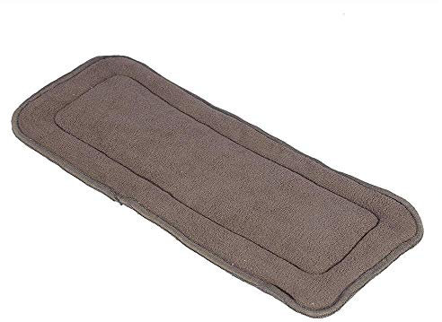 2Sizes Erwachsene Stoffwindel, waschbar 5 Schichten kohle Stoffwindel Liner Super saugfähige Teenies Windelpolster Liner für Darminkontinenz(M)