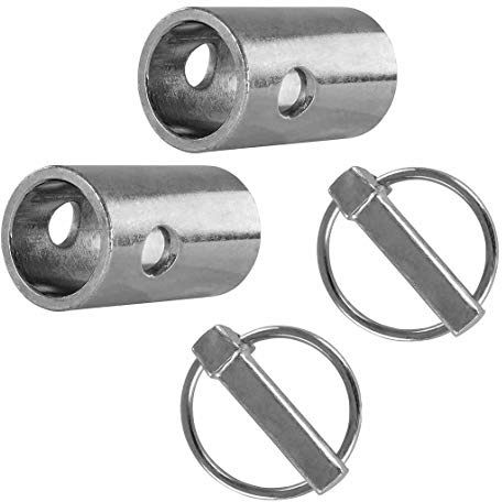 2x Unterlenker Reduzierbuchse | Reduzierhülse | von Kat 3 auf Kat 2 | mit Bohrung & 2x Klappsplint | 11x55 mm | SET | Unterlenker | Kategorie | Dreipunkt | Traktor | Euroaufnahme | Bolzen | Sicherung