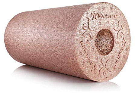 BODYMATE Rouleau de Massage fascias Standard L30cm Ø15cm dureté Moyenne + E-Book Gratuit - Rose Gold