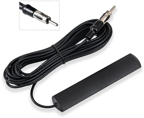 Vecys Antenna FM Antenna Car Radio RG174 5M Car Cable Antenna Car Radio Universal for Trucks Windshield Pastry Antenna