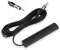 Vecys Antena de Parche FM Antena de Radio de Coche Antena de Radio FM Cable de 5m RG174 para Radio FM Coches Camión Parabrisas Antena de Pasta Universal