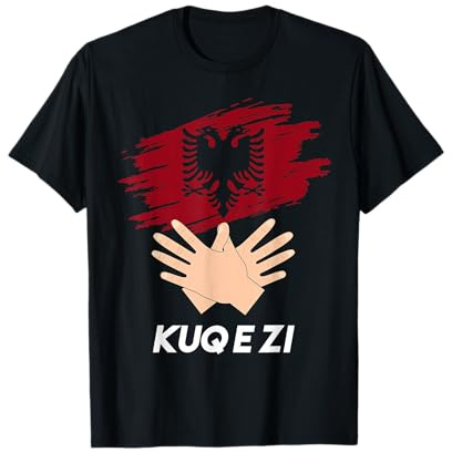 Albanische Flagge Shqip Shqiponja Albanischer Adler Albanien T-Shirt