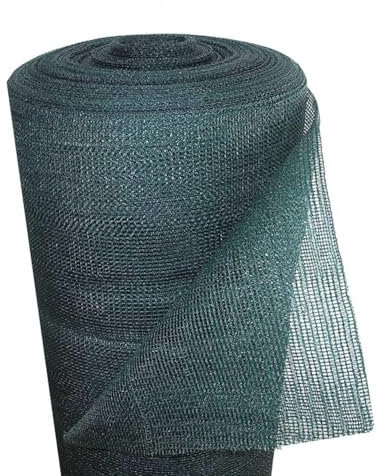Florade® Maulwurfnetz | Tierfreundlich | Maulwurfshügel verhindern | UV-beständig, robust, langlebig | Effektiver Maulwurfschutz | Dunkelgrün | 80g/m²