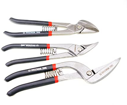 DAKL Idealblechscheren L+R u. Durchlaufschere R - Satz eXtrem