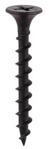 Drywall Plasterboard Screws Coarse Thread Bugle Head Black Phosphate 32-75mm (Pack of 20, 50, 100, 200, 500) (50, 3.5x38)