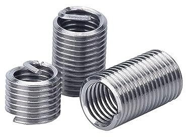 Drahtgewinde, Schraubenschutz, 50 Stück M2,5-M12-Schraubgewindehülse, Spiralreparaturwerkzeug, industrieller Edelstahl-Gewindeeinsatz, M5 x 0,8 x 2 D (50 Stück) (Farbe: wie abgebildet, Größe: M8 x 1,2