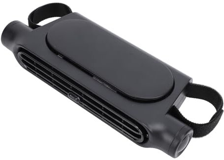 Yusat Autositz-Kühlventilator, USB, Blattloser Winkel, 3 Geschwindigkeiten, Verstellbar, Leiser Auto-Kopfstützen-Ventilator Reisen Im Freien (Schwarz)