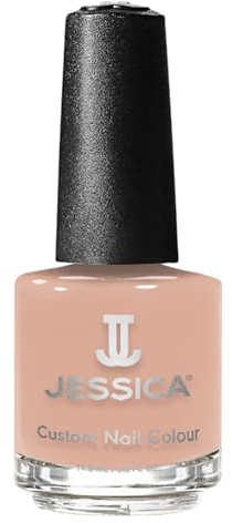 JESSICA Custom Colour Nail Polish | Award-Winning Polish | Strengthening Nail Polish, Long Lasting Nail Varnish | Chip-Resistant & Hard-Wearing for Salon-Quality Finish | Leyte Latte | 14.8ml