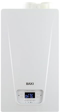 Baxi Luna Compact 32 Caldaia Murale Compatta a Condensazione, a Metano/GPL/Aria Propanata, Riscaldamento e Acqua Calda Sanitaria, Piccole Dimensioni, 70 x 39,5 x 28,5 Cm