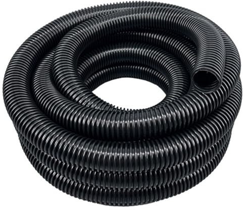 NIDONE PVC-Rohr, Länge 16,4 Fuß Wellblech Flexibler PVC-Rohr, lang anhaltende Mehrzweck-Staubsaugerschlauch für Fischbrunnen-Teichfilter-Pumpenschlauch, Wasserrohr, Wasserrohr