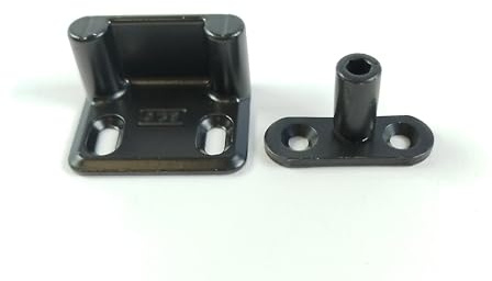 Kit perni per spagnolette una e due ante - composto da un perno dritto + una piastra ad angolo
